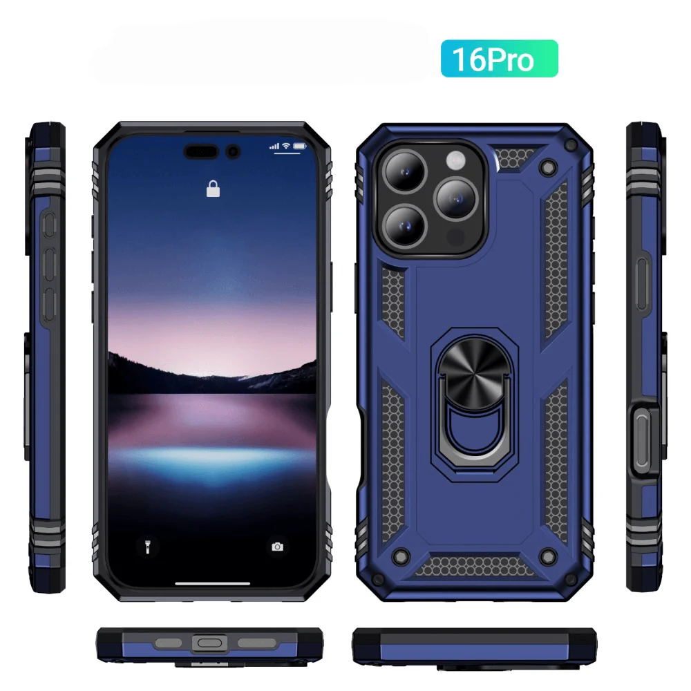 iPhone 16 Pro - Robustes Back Cover mit Kickstand - Image 26