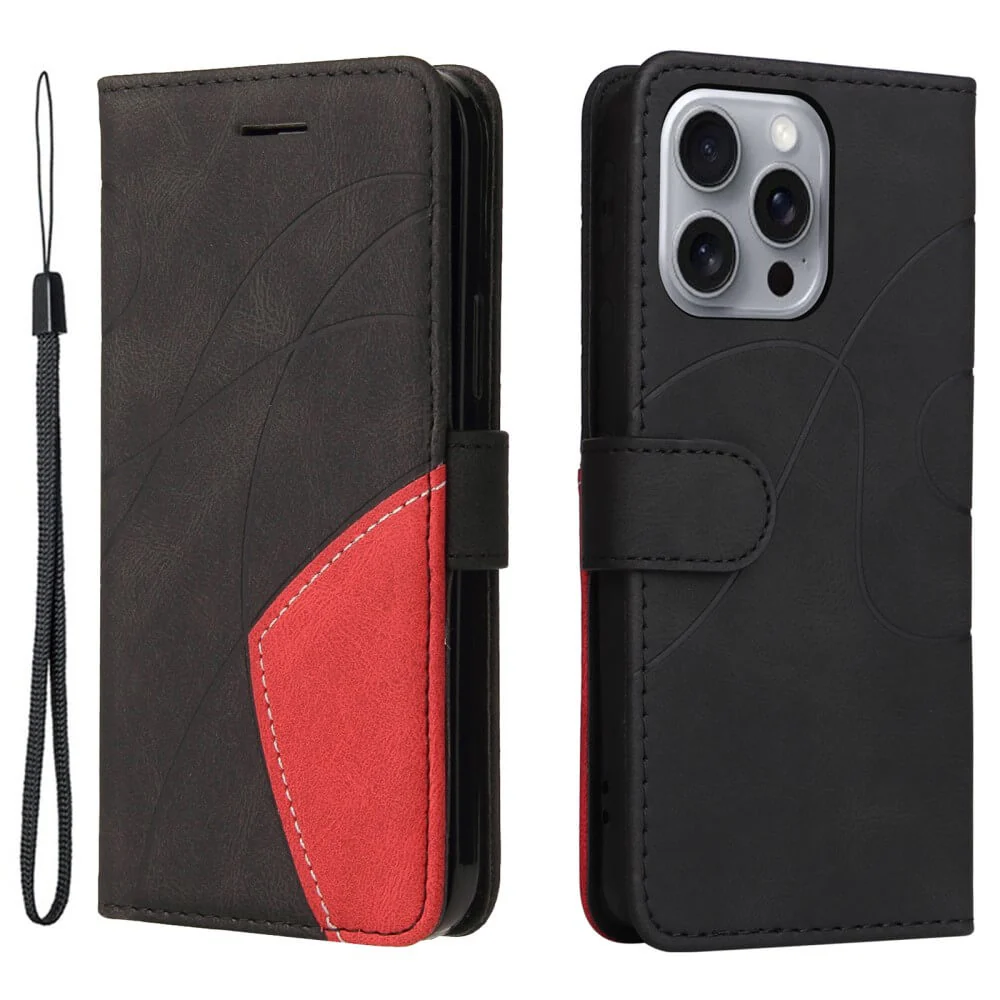 iPhone 16 Pro - Zweifarbige Etui Hülle