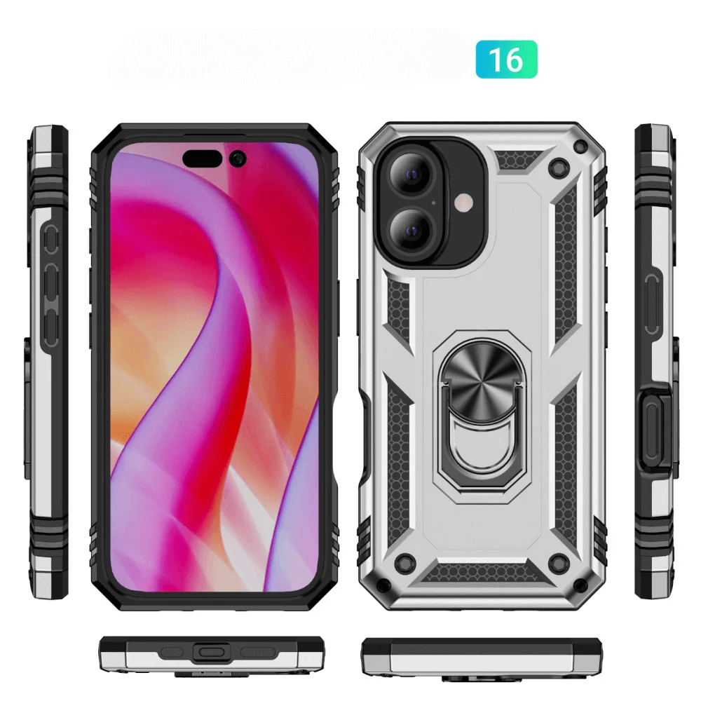 iPhone 16 - Robustes Back Cover mit Kickstand - Image 38