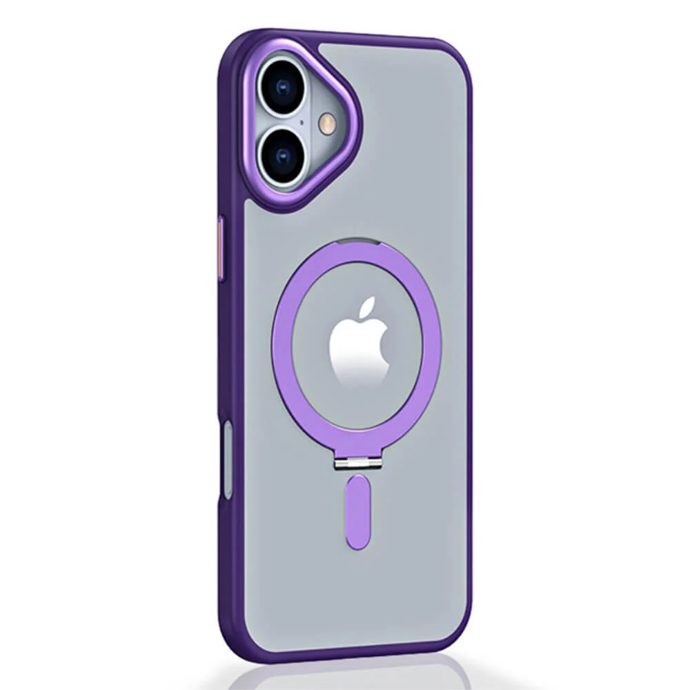 iPhone 16 Plus - Schützende Acryl-Handyhülle mit Magnet