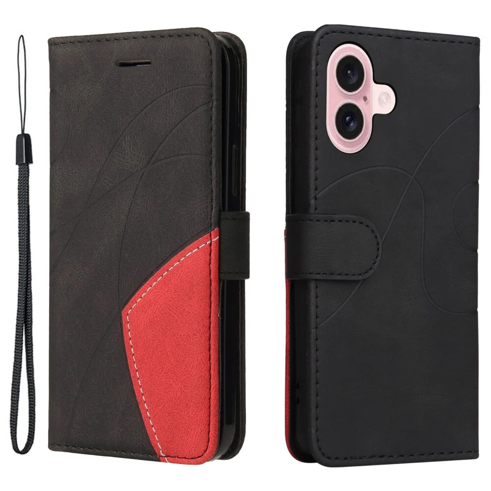 iPhone 16 - Zweifarbige Etui Hülle