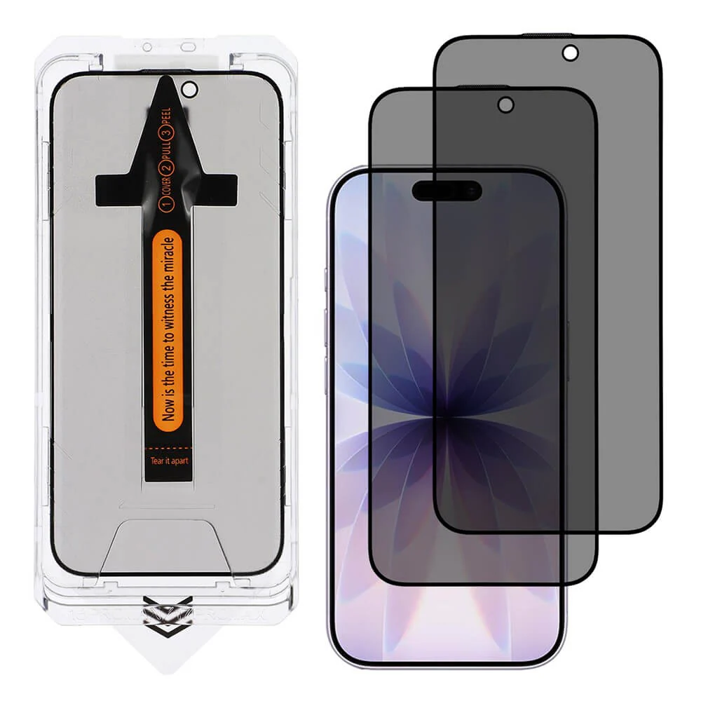 iPhone 17 - 2 Stk. Panzerglas Display Privacy Anti-Spy