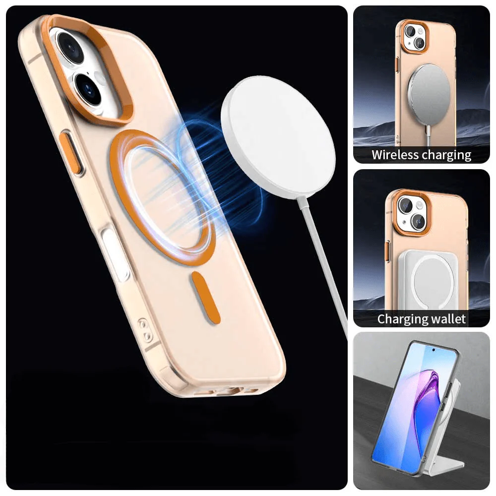 iPhone 17 - Acryl-Handyhülle mit Magnet und Farbakzent - Image 6