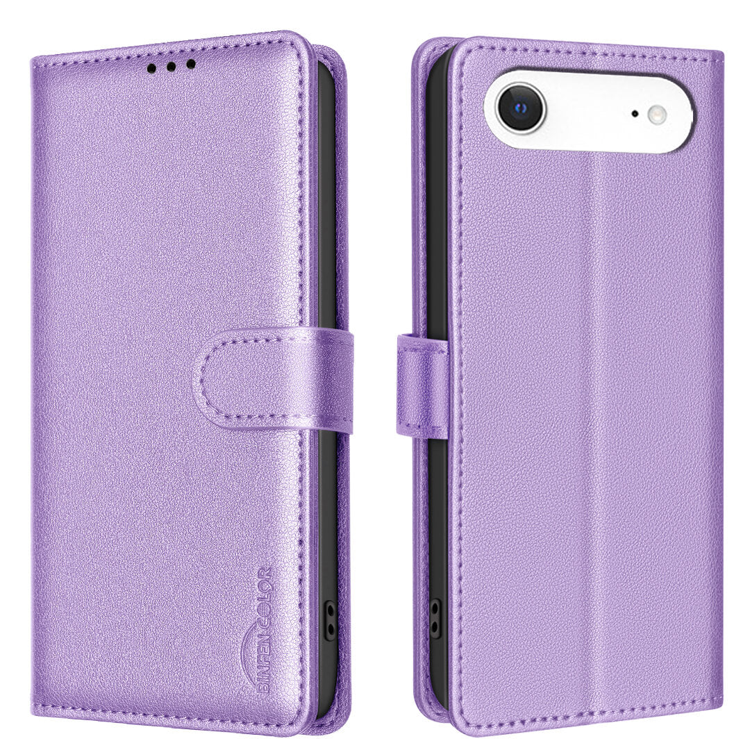 iPhone Air - BINFEN Leder Etui Hülle mit RFID Blocker - Image 16