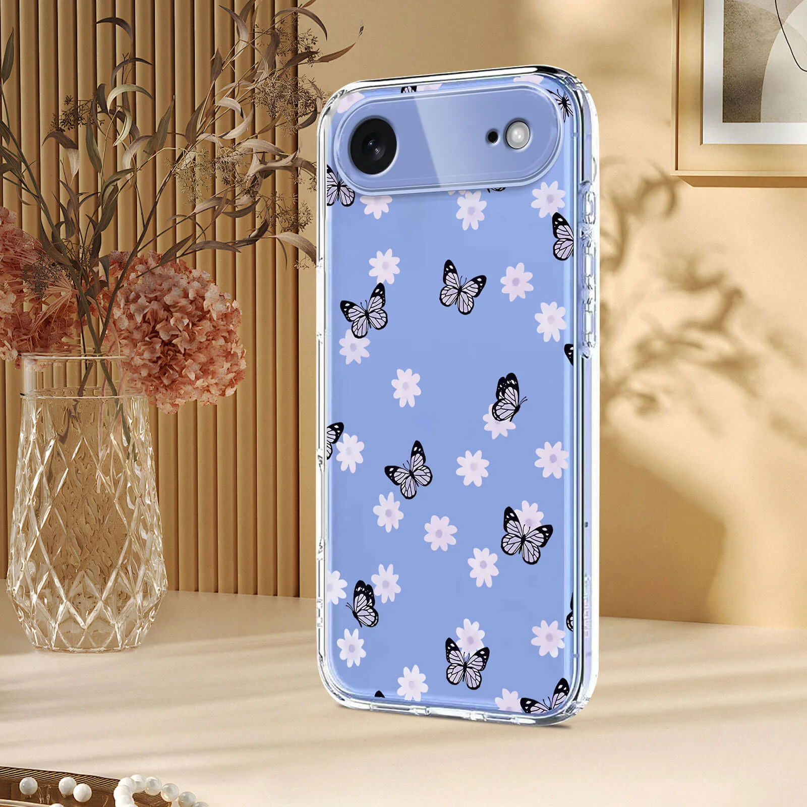 iPhone Air - Silikon Gummi Hülle Blumen - Image 15