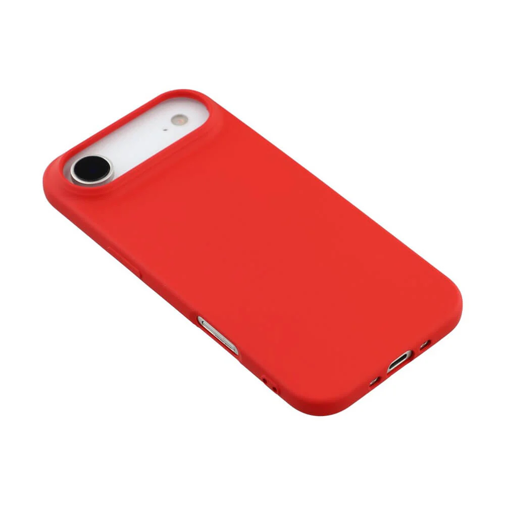 iPhone Air - Silikon Gummi Hülle in Unifarbe - Image 46