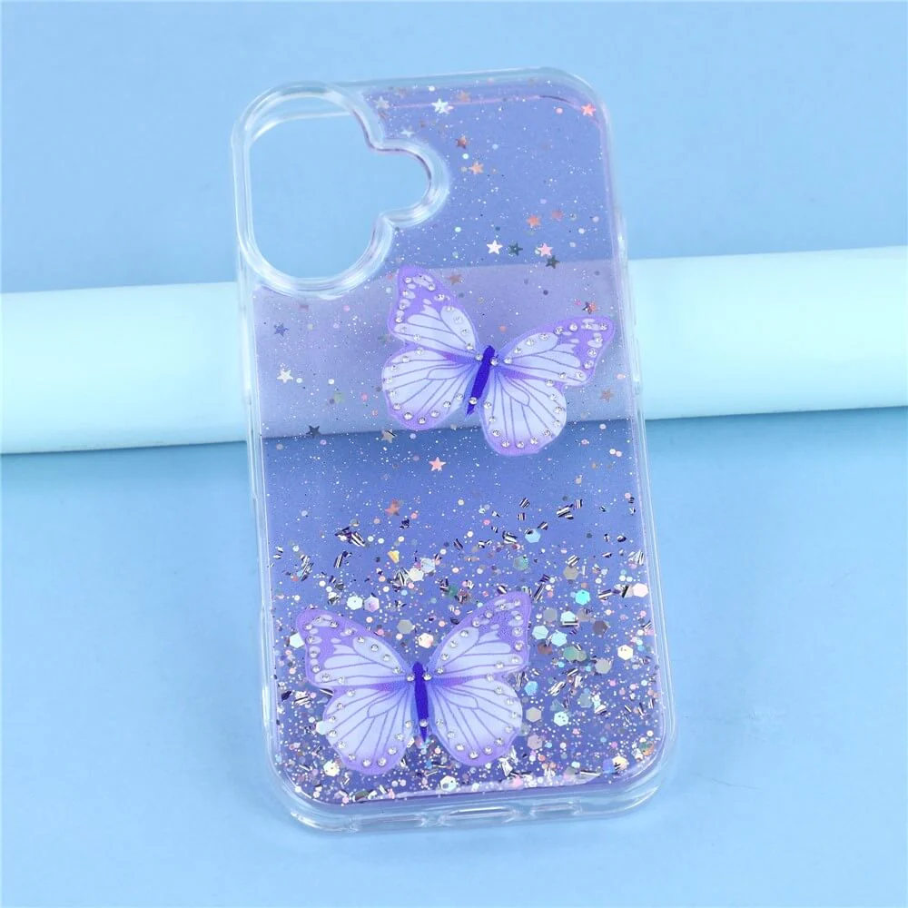 iPhone 17 - Glitzer Hülle Schmetterlinge - Image 12