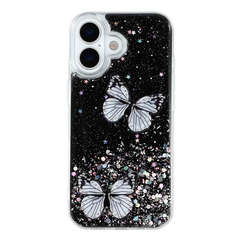 iPhone 17 - Glitzer Hülle Schmetterlinge - Image 3