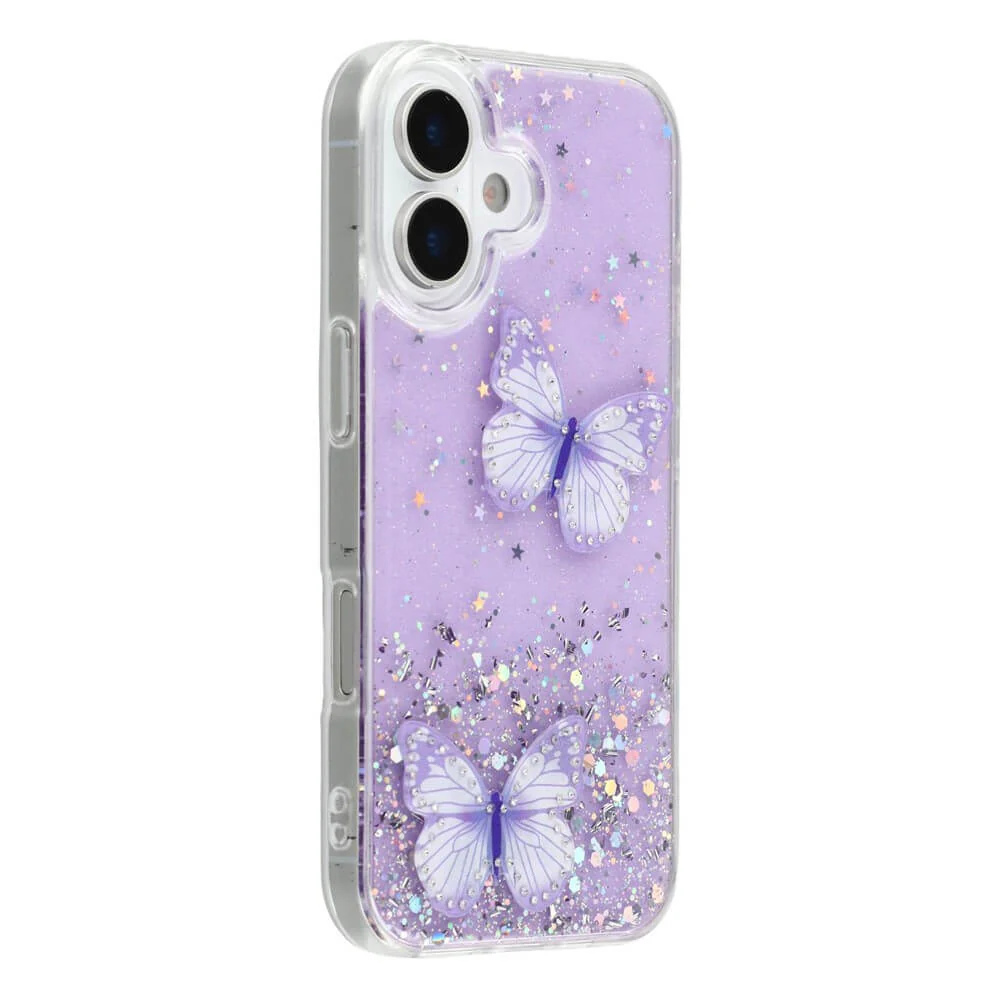 iPhone 17 - Glitzer Hülle Schmetterlinge - Image 7