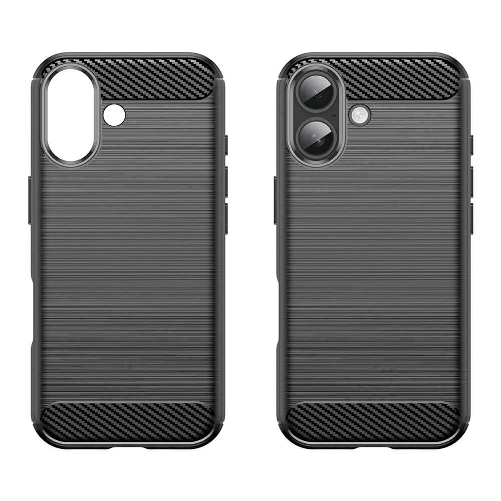 Apple iPhone 17 - Metall Carbon Look Hülle - Image 4