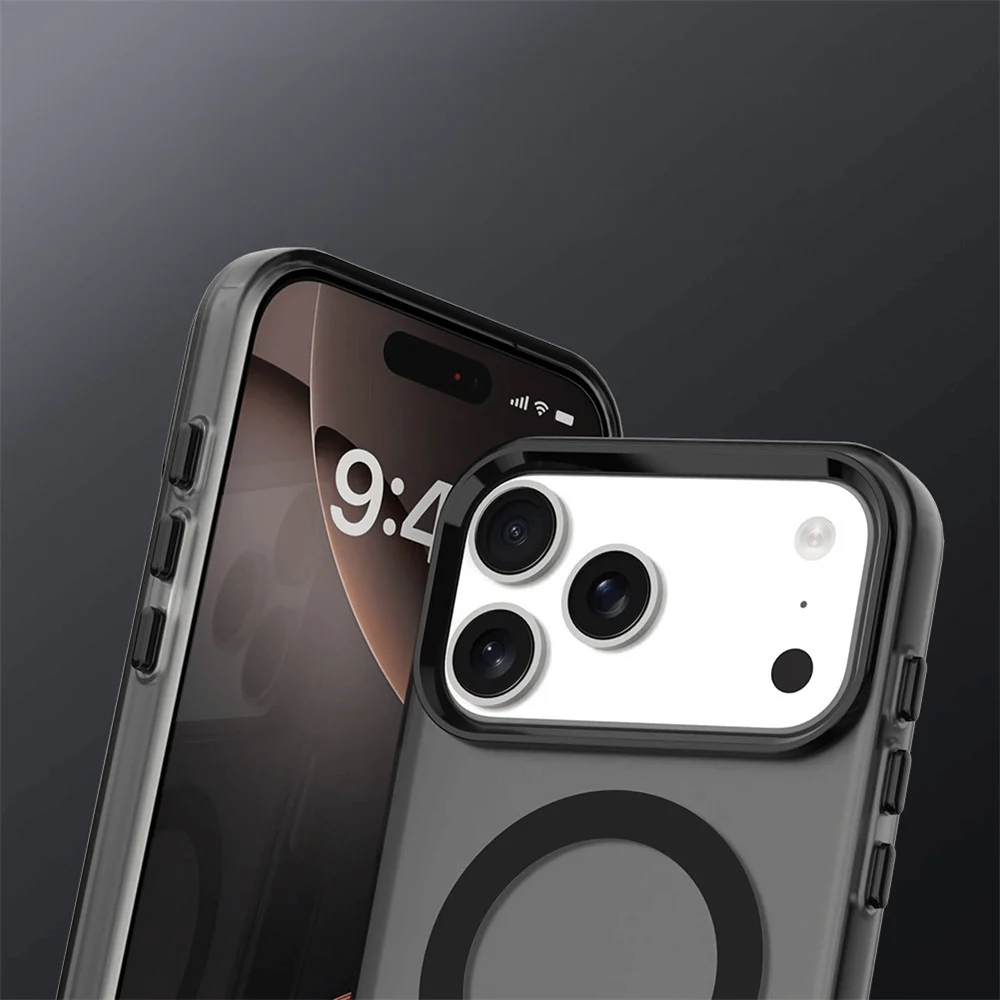 iPhone 17 Pro - Acryl-Handyhülle mit Magnet und Farbakzent - Image 12