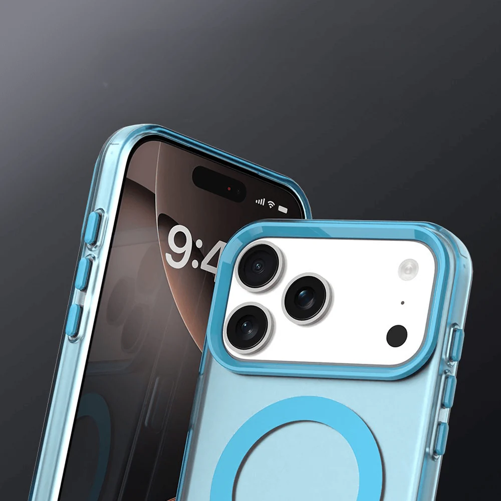 iPhone 17 Pro - Acryl-Handyhülle mit Magnet und Farbakzent - Image 20
