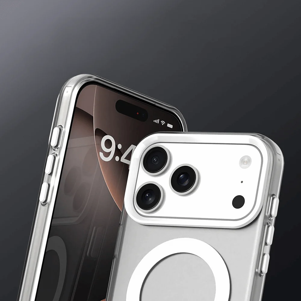 iPhone 17 Pro - Acryl-Handyhülle mit Magnet und Farbakzent - Image 4
