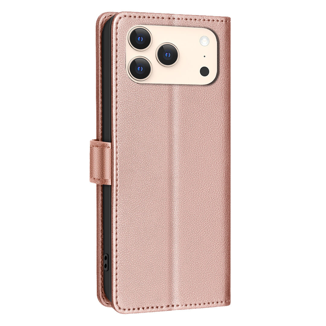 iPhone 17 Pro - BINFEN Leder Etui Hülle mit RFID Blocker - Image 14