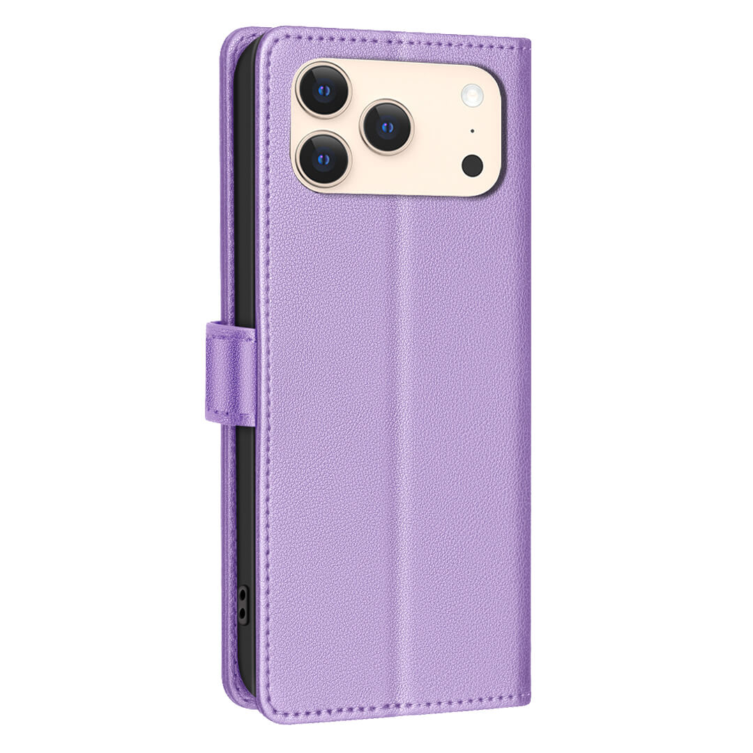 iPhone 17 Pro - BINFEN Leder Etui Hülle mit RFID Blocker - Image 19