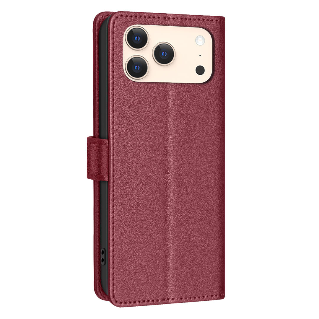 iPhone 17 Pro - BINFEN Leder Etui Hülle mit RFID Blocker - Image 9