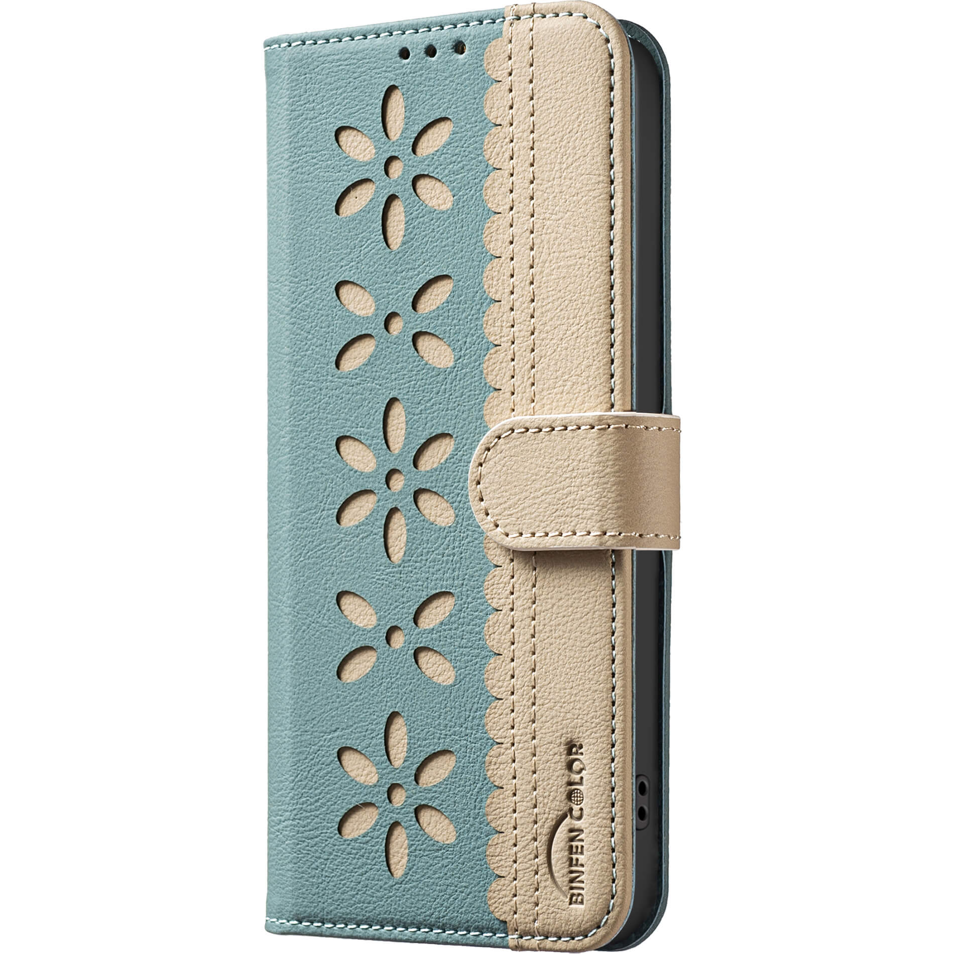 iPhone 17 Pro - BINFEN Ledertasche Floral - Image 15