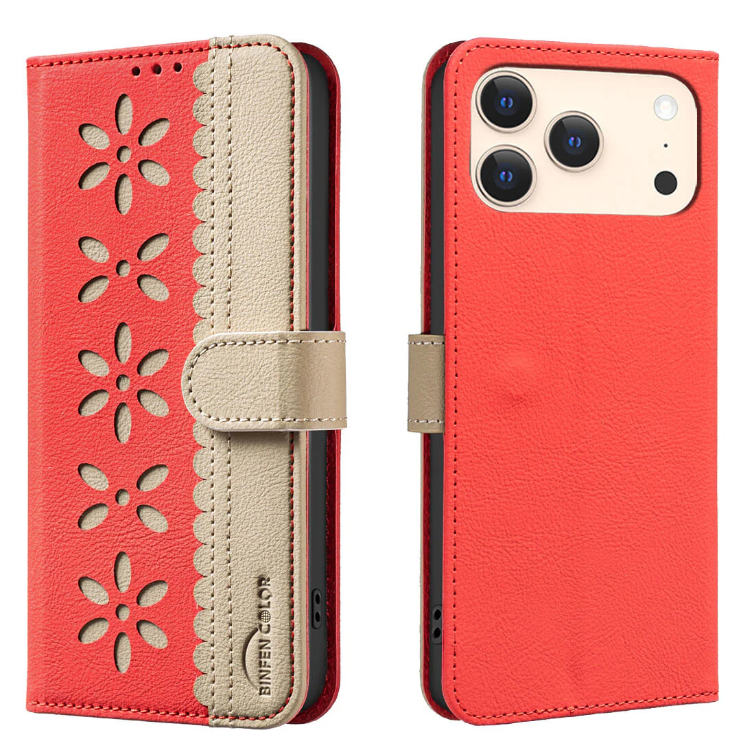 iPhone 17 Pro - BINFEN Ledertasche Floral - Image 16