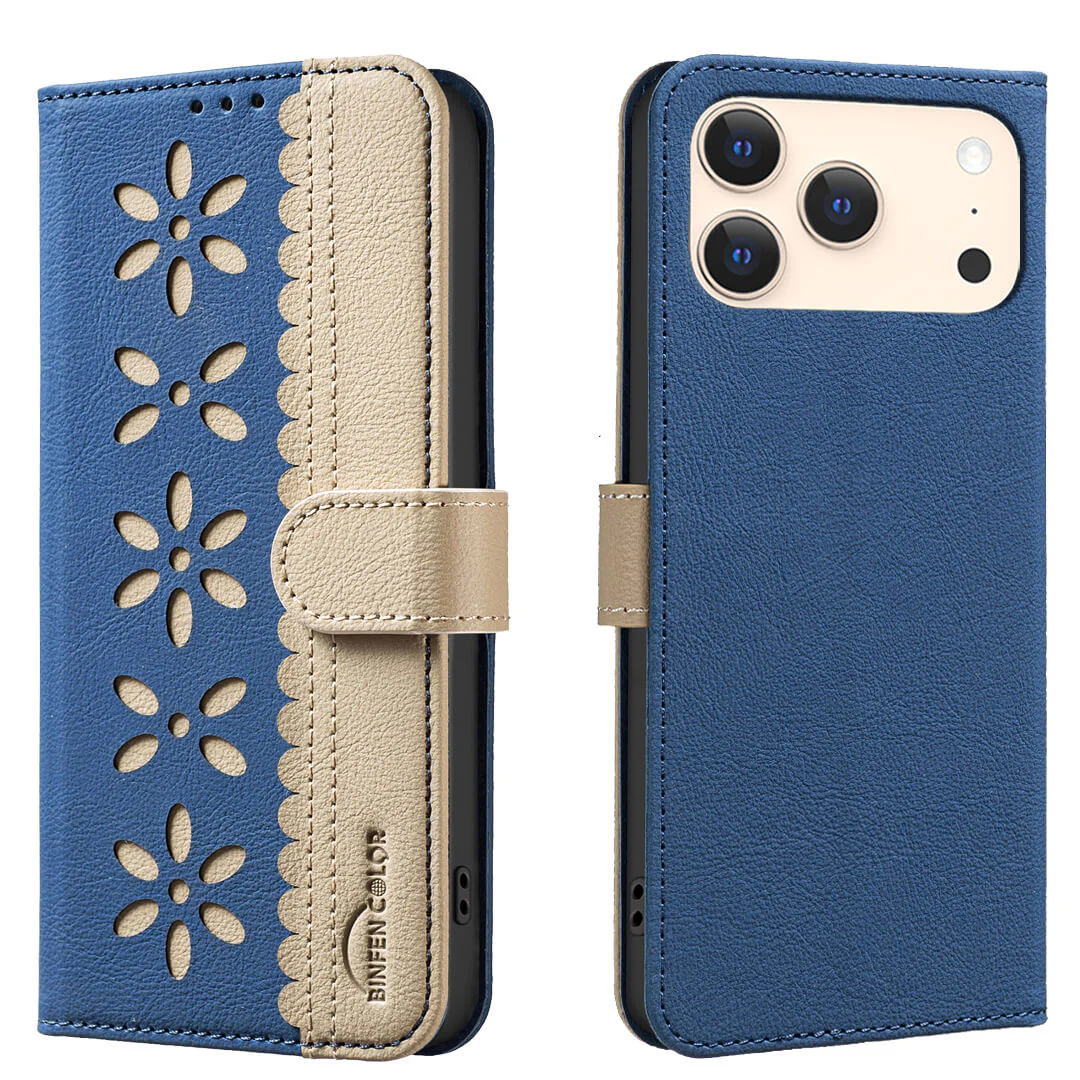iPhone 17 Pro - BINFEN Ledertasche Floral - Image 26