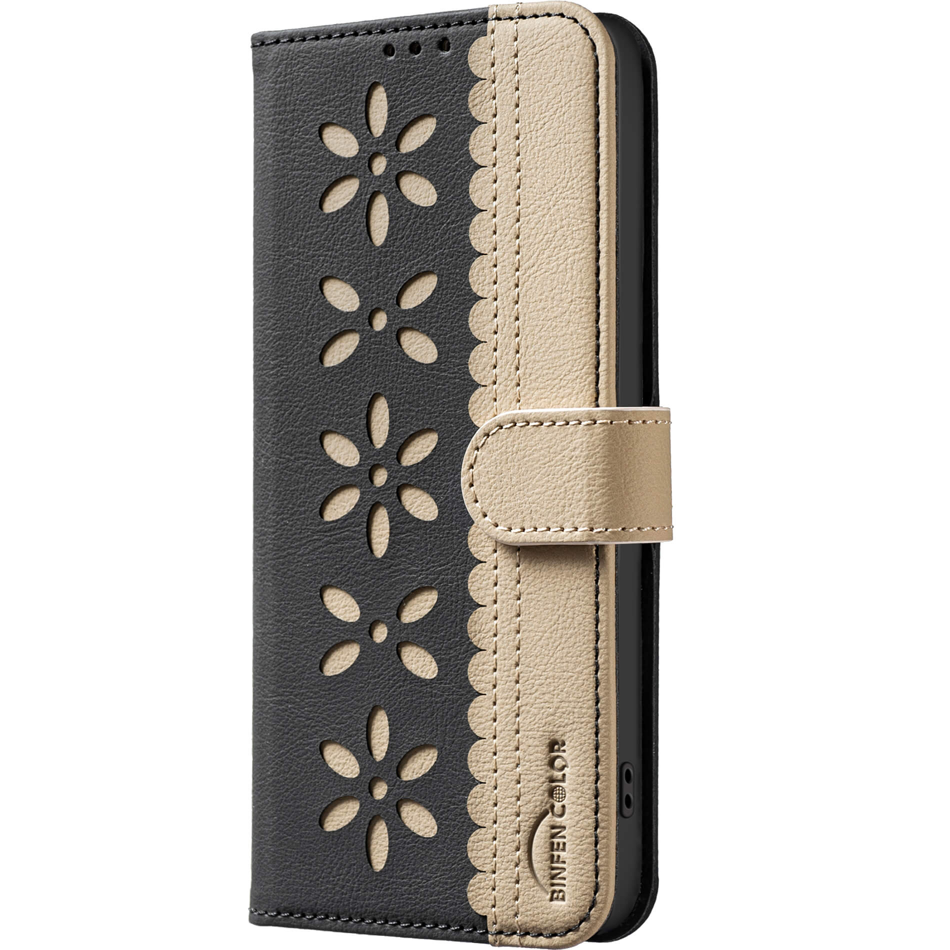 iPhone 17 Pro - BINFEN Ledertasche Floral - Image 5