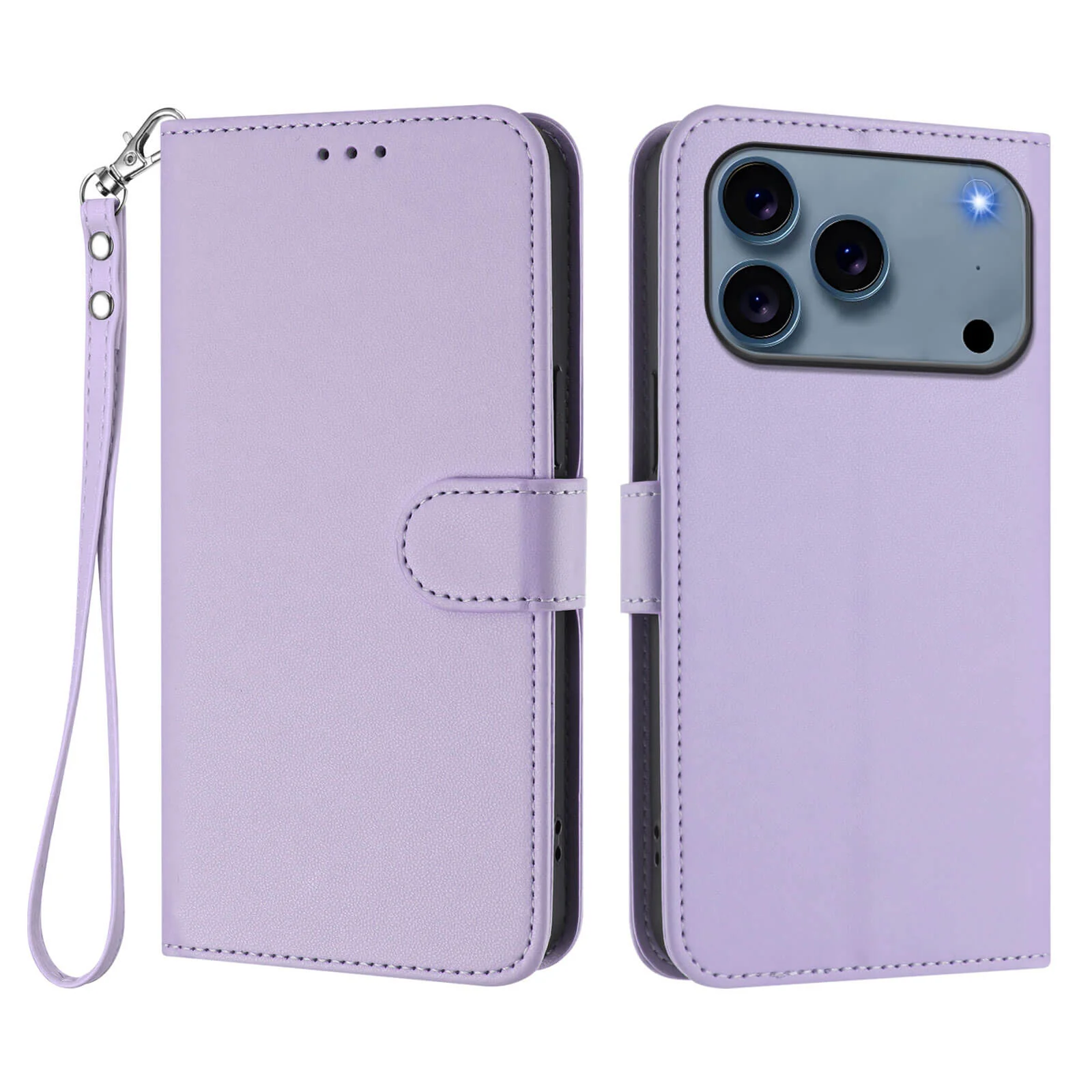 iPhone 17 Pro - Glänzendes Hüllen Etui mit Handschlaufe - Image 36