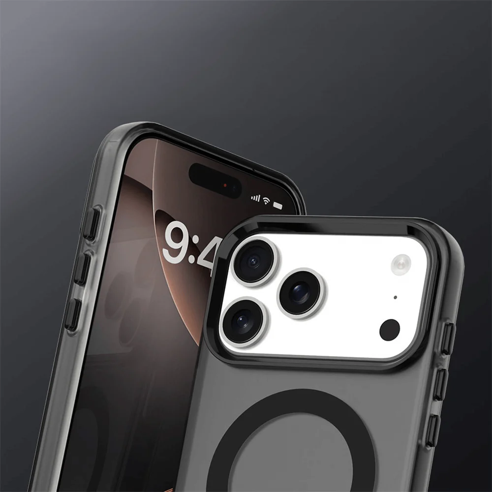 iPhone 17 Pro Max - Acryl-Handyhülle mit Magnet und Farbakzent - Image 12