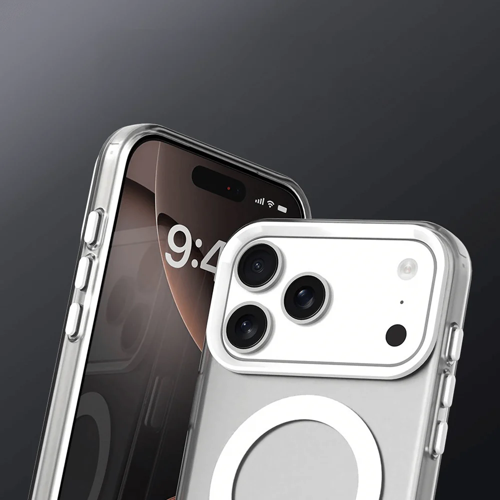 iPhone 17 Pro Max - Acryl-Handyhülle mit Magnet und Farbakzent - Image 4
