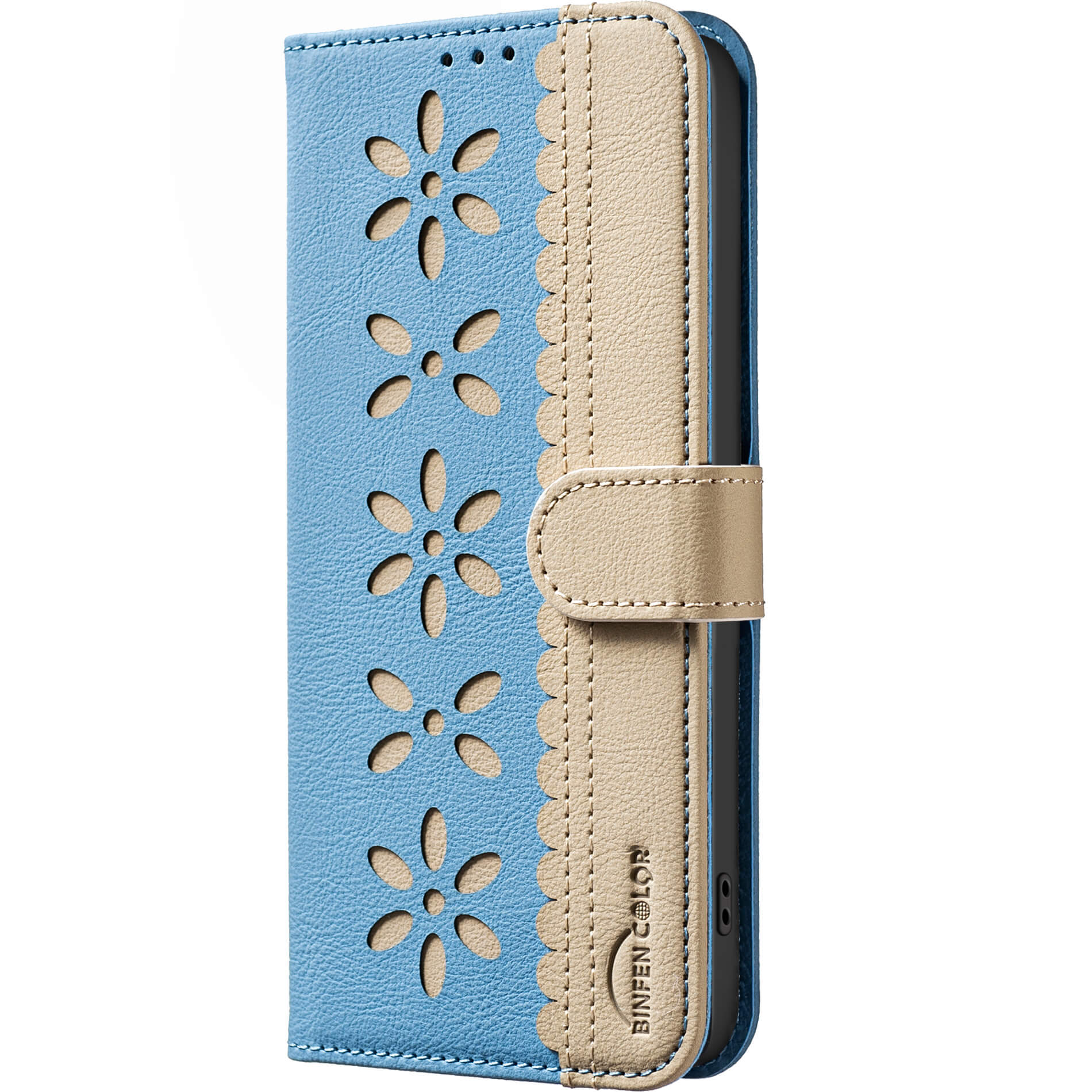 iPhone 17 Pro Max - BINFEN Ledertasche Floral - Image 10