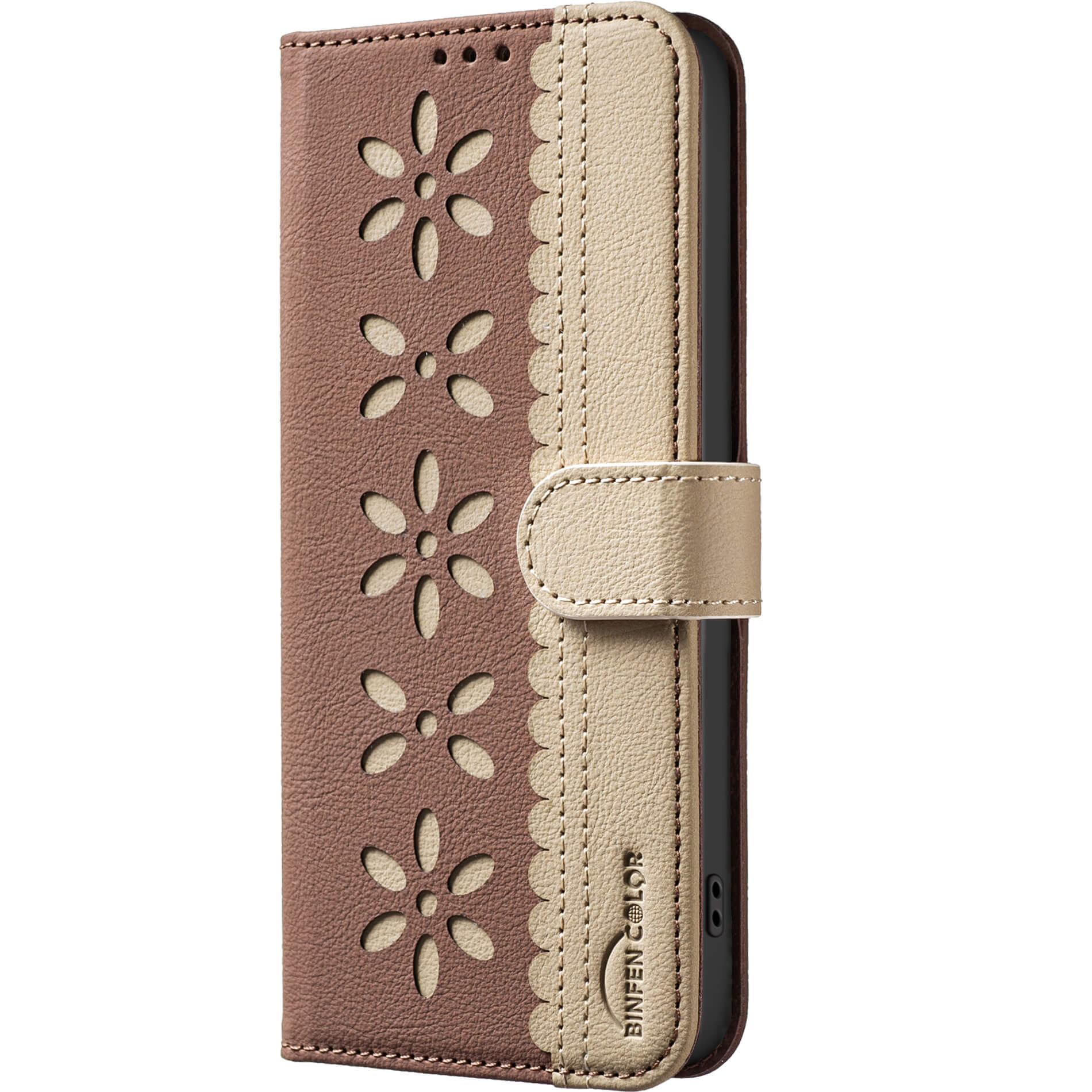 iPhone 17 Pro Max - BINFEN Ledertasche Floral - Image 25