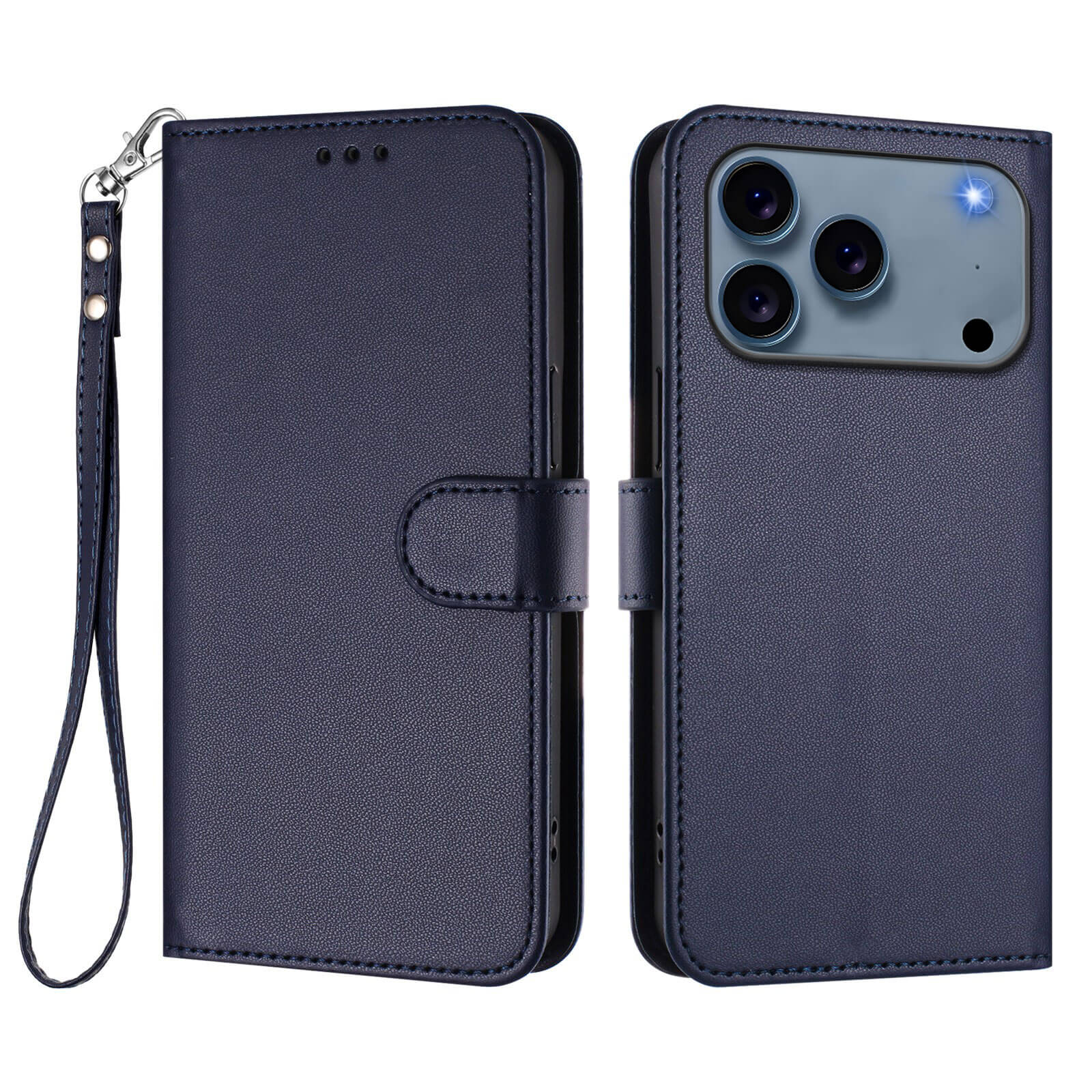 iPhone 17 Pro Max - Glänzendes Hüllen Etui mit Handschlaufe - Image 11