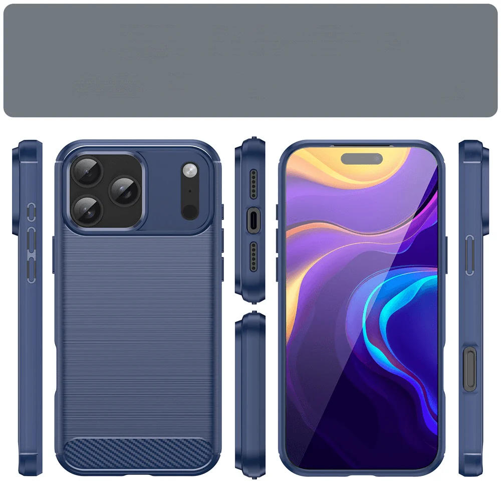 iPhone 17 Pro Max - Metall Carbon Look Hülle - Image 11