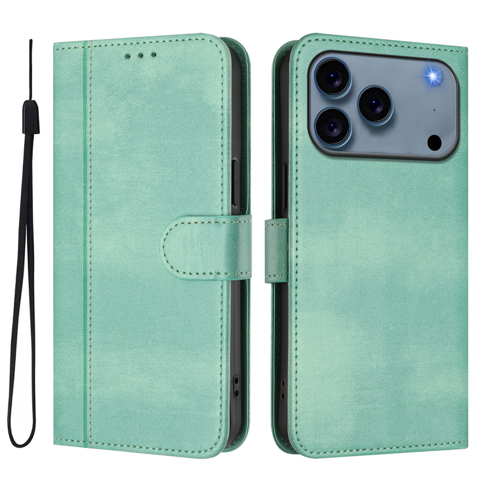 iPhone 17 Pro Max – Retro Look Etui im Vintage Design