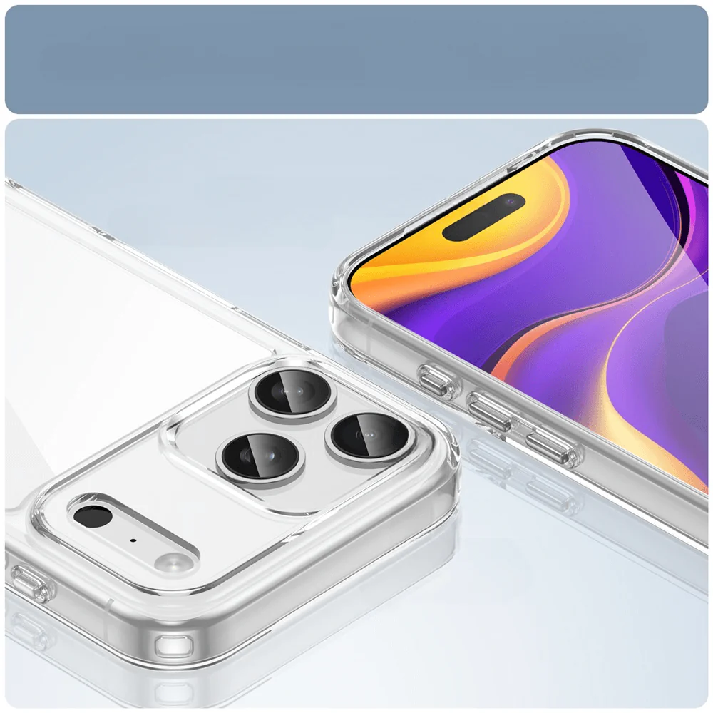iPhone 17 Pro Max - Schützende Acryl-Handyhülle mit erhöhtem Rand - Image 18