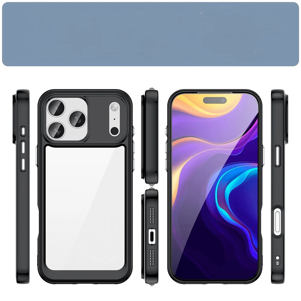 iPhone 17 Pro Max - Schützende Acryl-Handyhülle mit erhöhtem Rand - Image 2