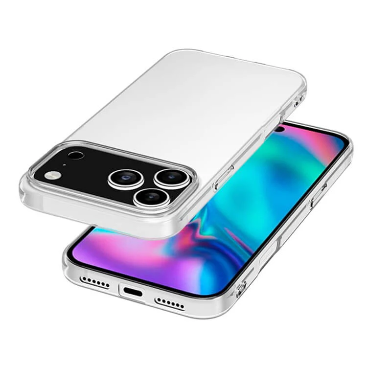 iPhone 17 Pro Max - Silikon Gummi Case transparent - Image 2