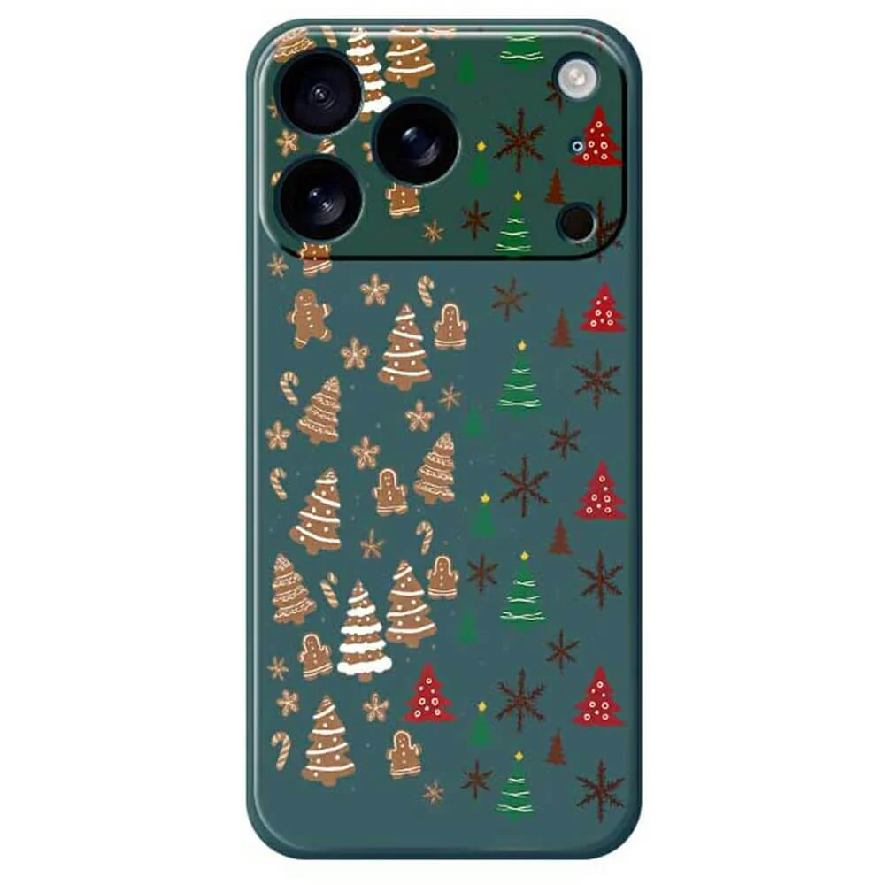 iPhone 17 Pro Max - Silikon Gummi Hülle Christmas