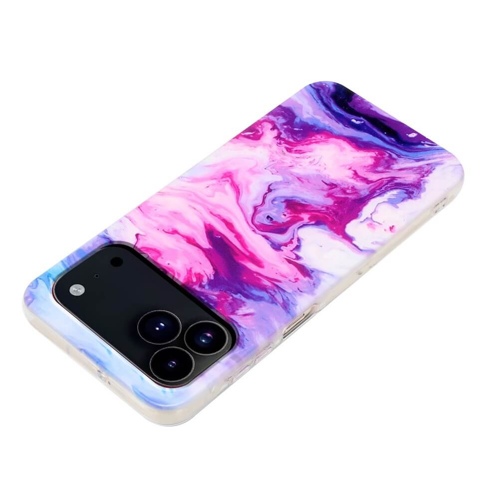 iPhone 17 Pro Max - Silikon HĂŒlle mit Marble Motiv - Image 19