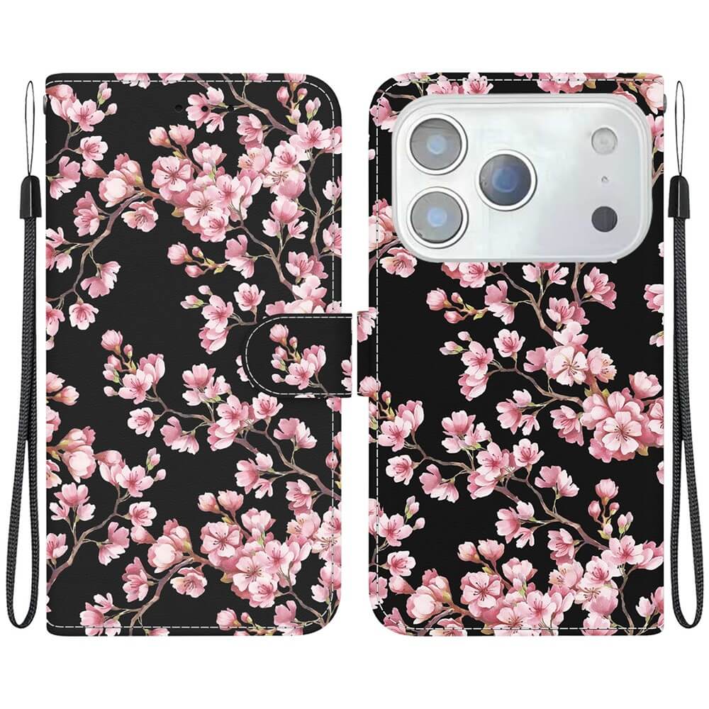 iPhone 17 Pro Max - Tasche Hülle mit Blüten Motiv - Image 17