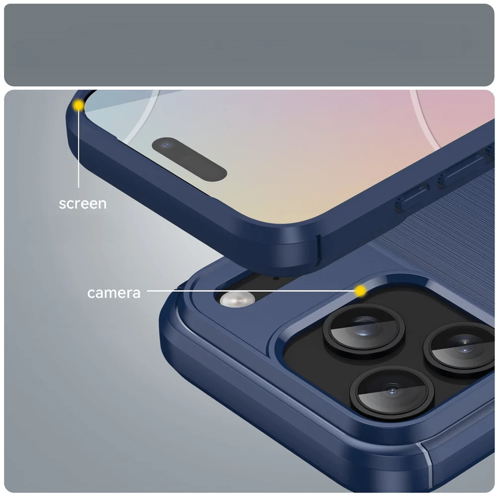 iPhone 17 Pro - Metall Carbon Look Hülle - Image 12