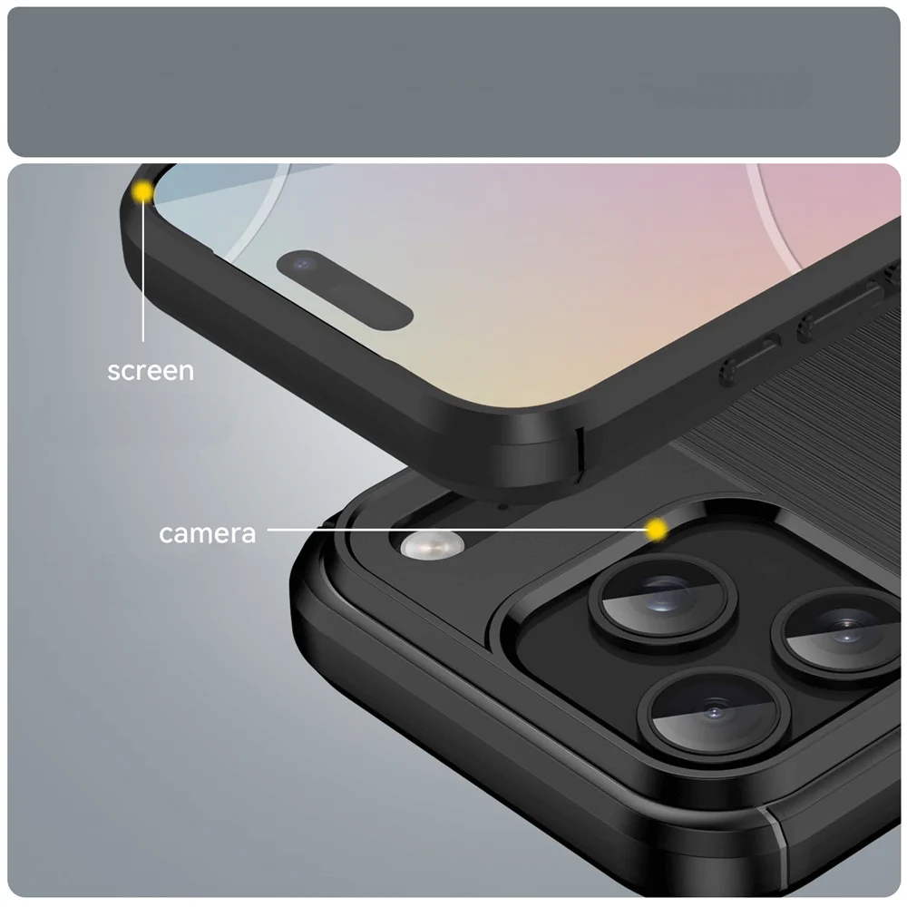 iPhone 17 Pro - Metall Carbon Look Hülle - Image 4