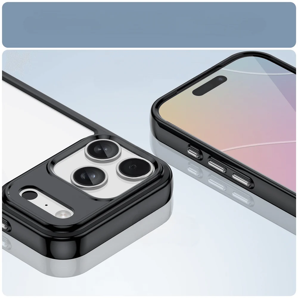 iPhone 17 Pro - Schützende Acryl-Handyhülle mit erhöhtem Rand - Image 3
