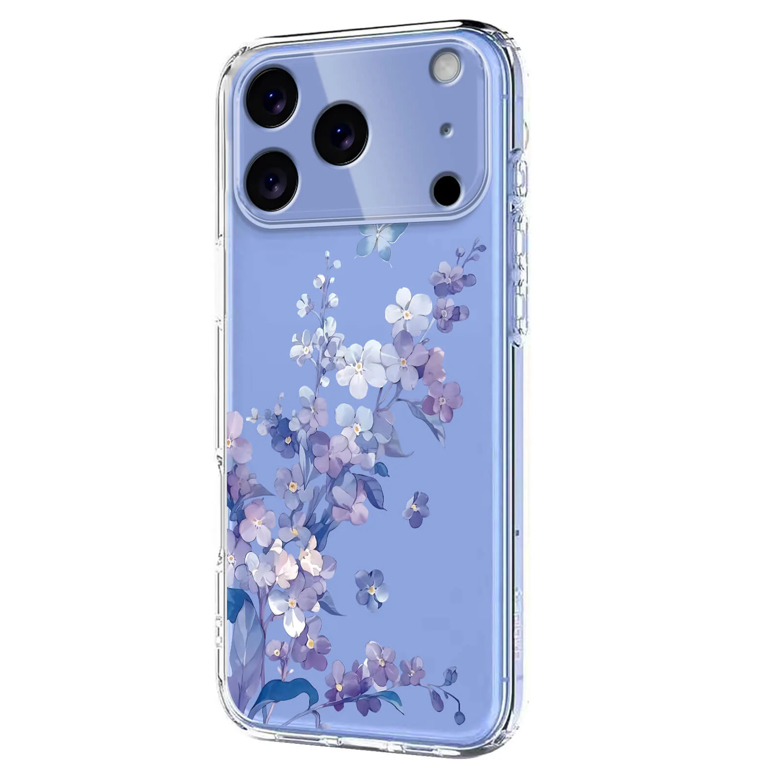 iPhone 17 Pro - Silikon Gummi Hülle Blumen - Image 2