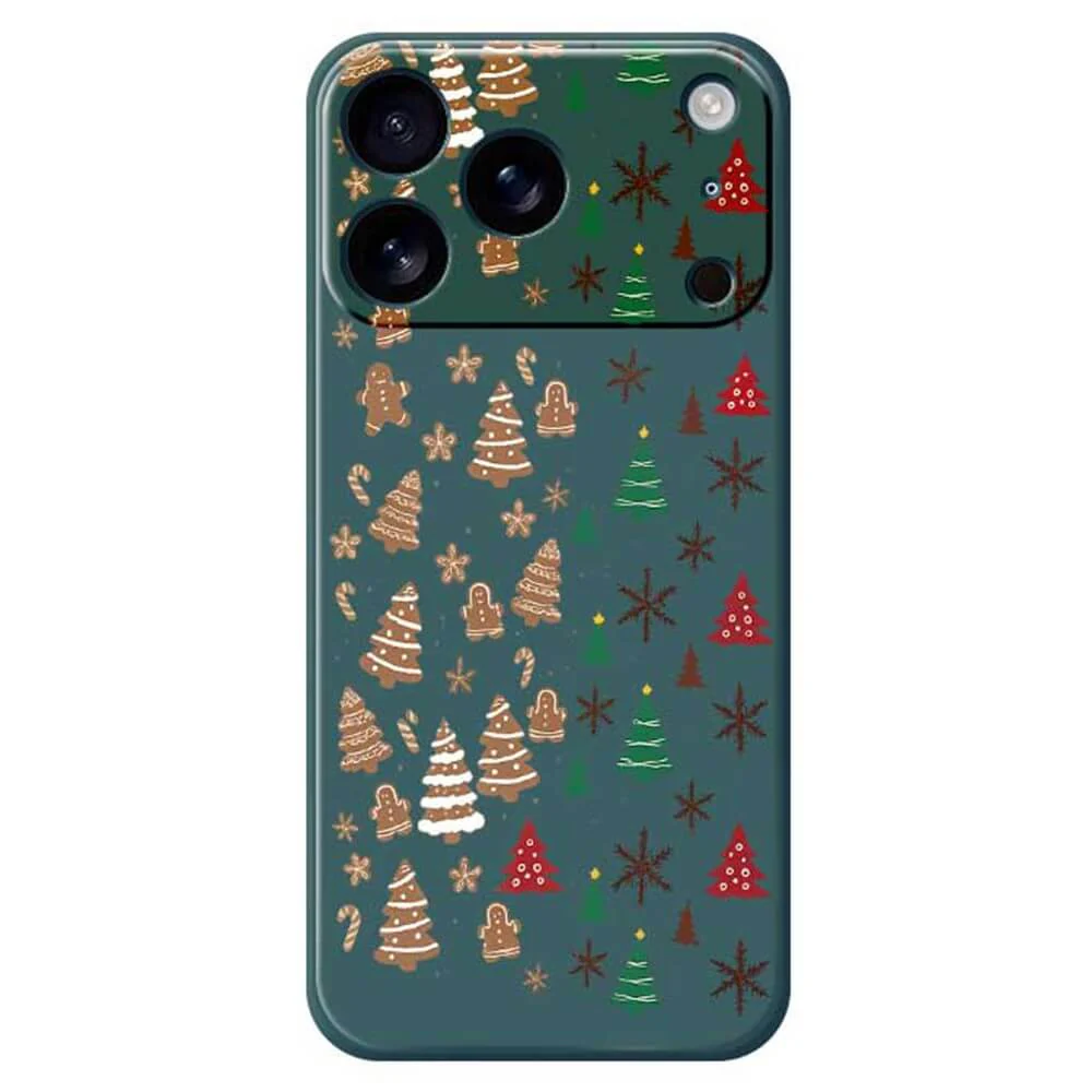 iPhone 17 Pro - Silikon Gummi Hülle Christmas