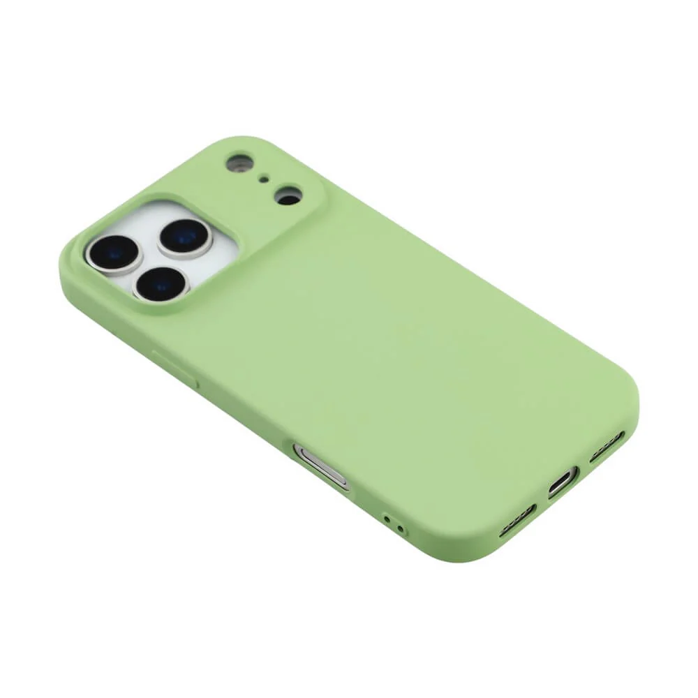 iPhone 17 Pro - Silikon Gummi Hülle in Unifarbe - Image 58