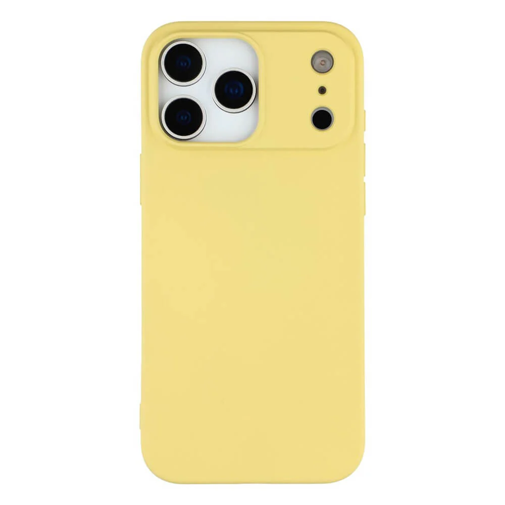 iPhone 17 Pro - Silikon Gummi Hülle in Unifarbe - Image 79