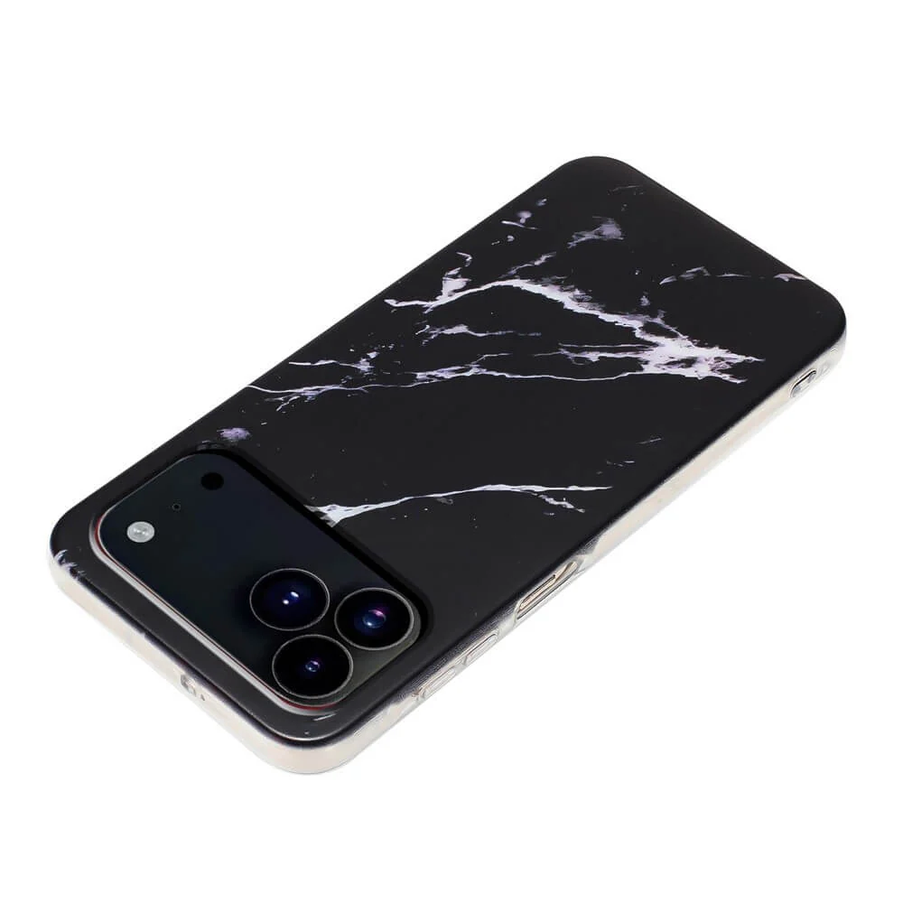 iPhone 17 Pro - Silikon HĂŒlle mit Marble Motiv - Image 3