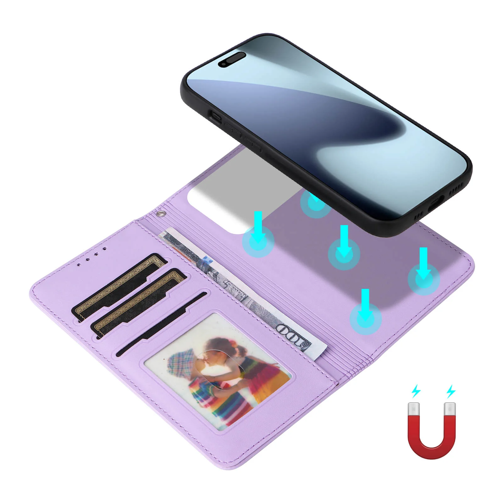 iPhone 17 Pro - Teilbare Brieftasche 2-in-1 Handyhülle - Image 10