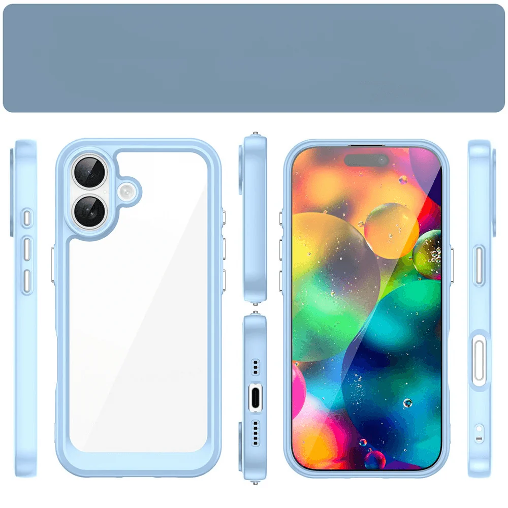 iPhone 17 - Schützende Acryl-Handyhülle mit erhöhtem Rand - Image 7