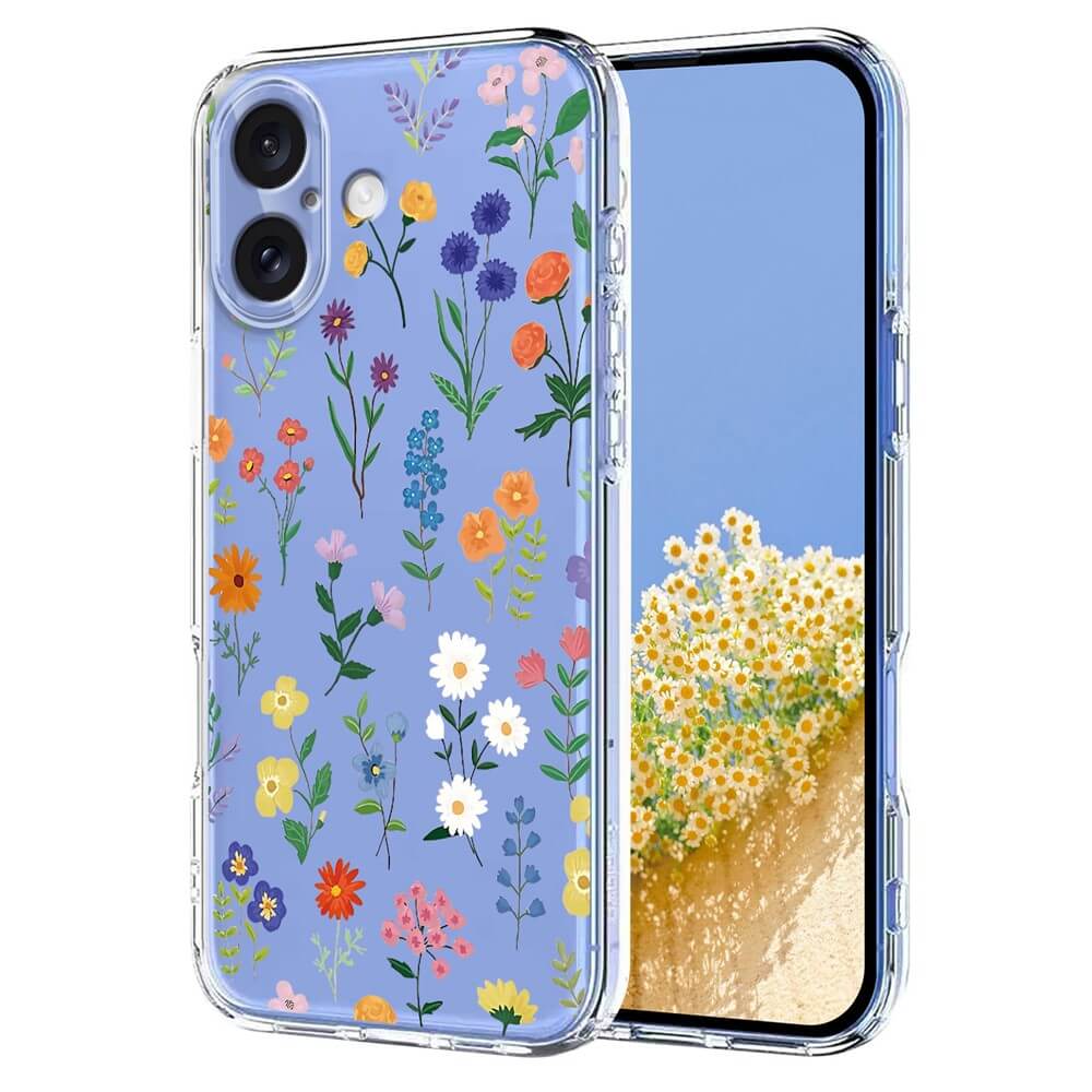 iPhone 17 - Silikon Gummi Hülle Blumen - Image 6