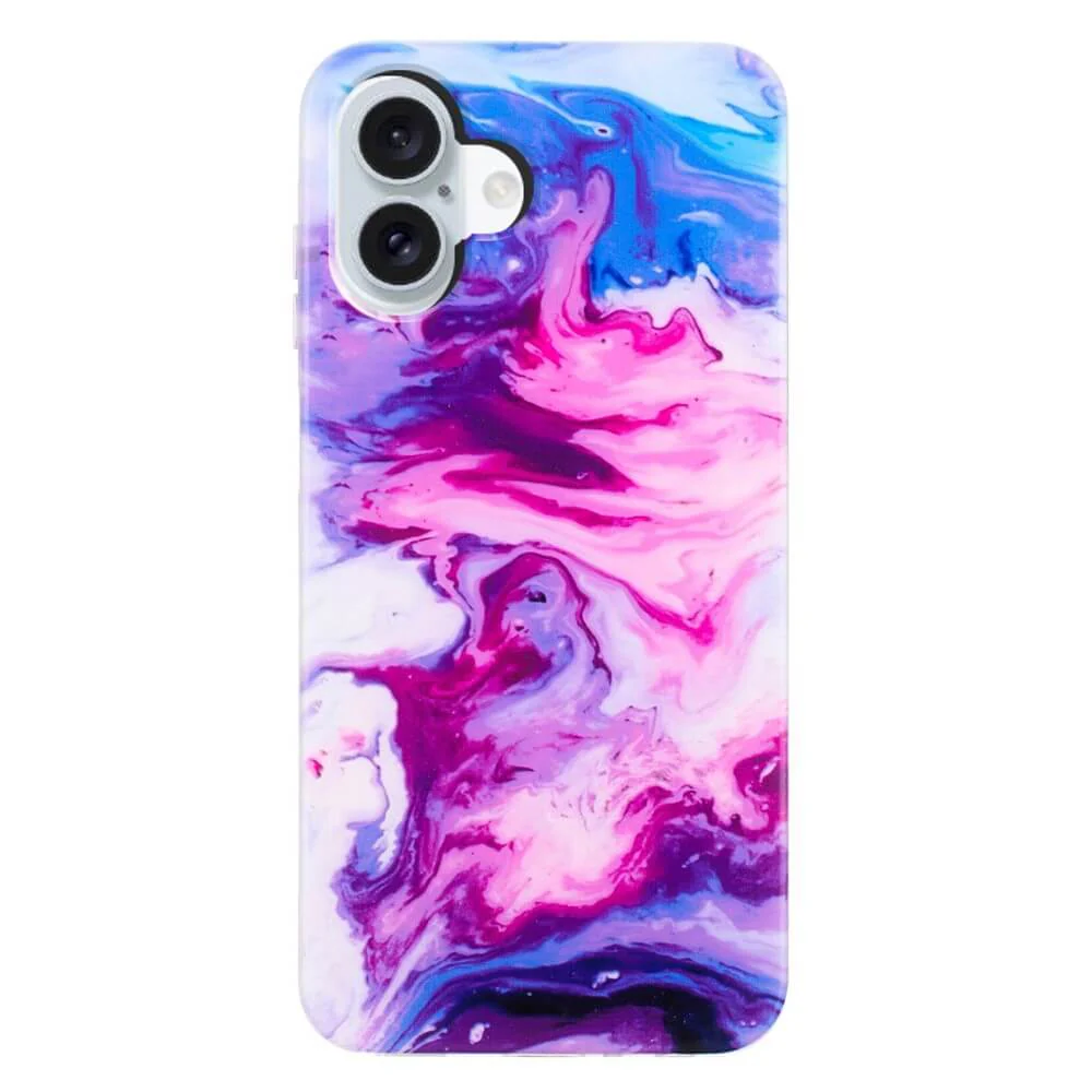 iPhone 17 - Silikon HĂŒlle mit Marble Motiv